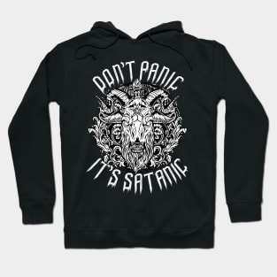 Don't Panic It's Satanic - Baphomet 666 Occult Hoodie